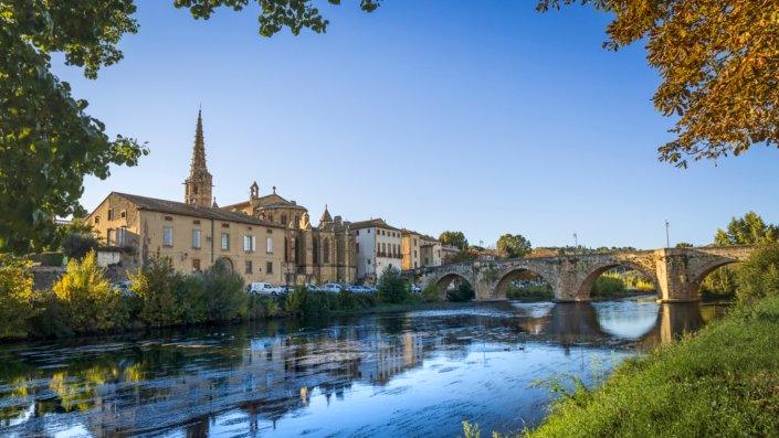 Fleuve Aude à Limoux