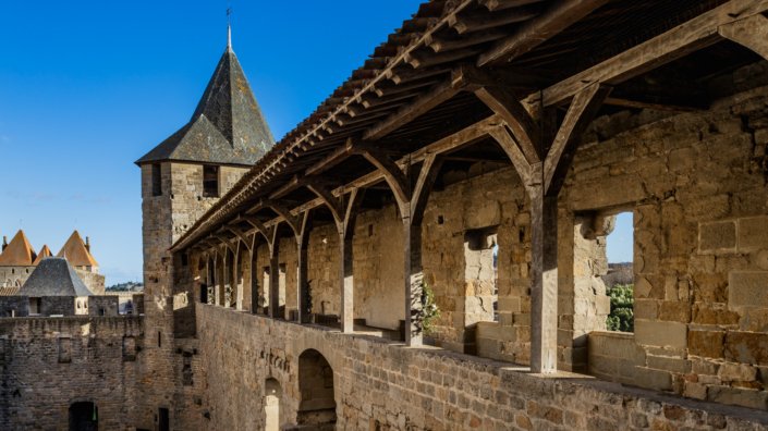 Cour Du Midi. Carcassonne