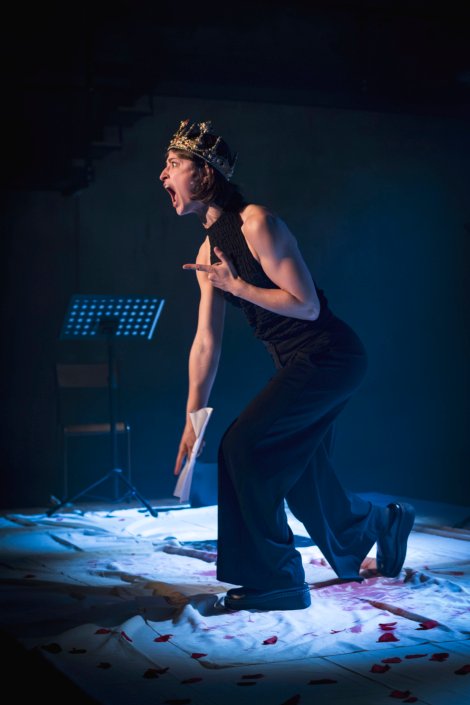 Christelle Simonin au Theatre Dans Les Vignes. Mon Rayaume pour un cheval!